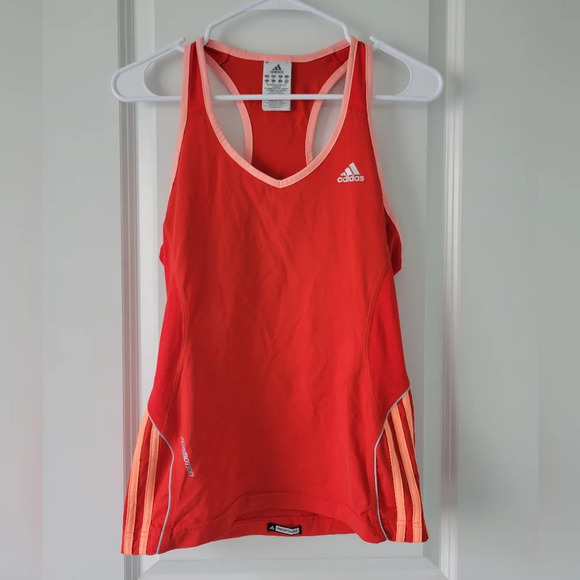 Adidas Women's Medium, Racerback tank, Red Orange, Activewear, Performance - Picture 1 of 3